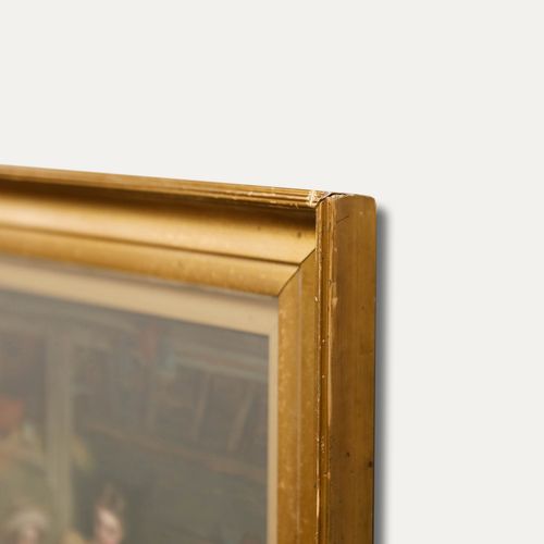 Frederick Johnston (Fl.1855 1868) Framed Oil, Reaching For Father photo vinterior