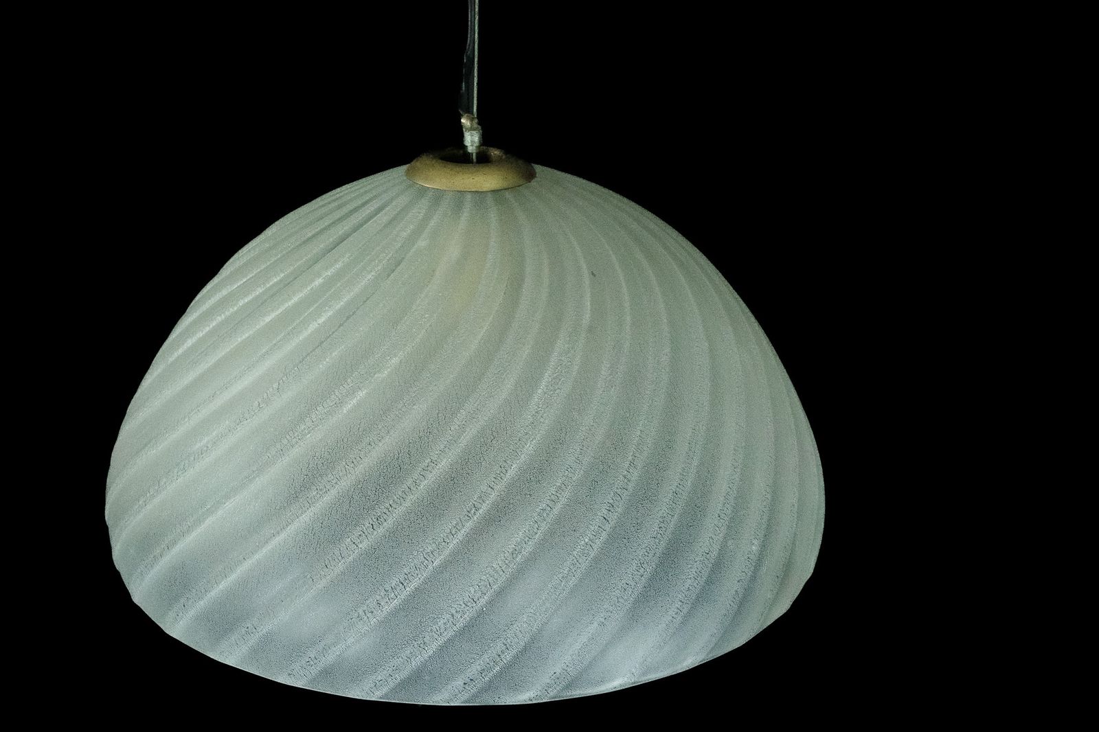 Barbini Murano Glass Pendant Lamp, Early 1980s photo 1560.0