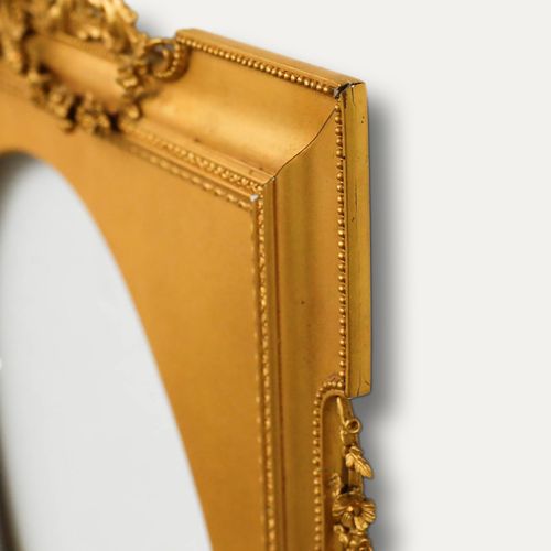 Water Gilded  Late 19th Century Picture Frame Ornate Floral Ornamentation photo 275.0