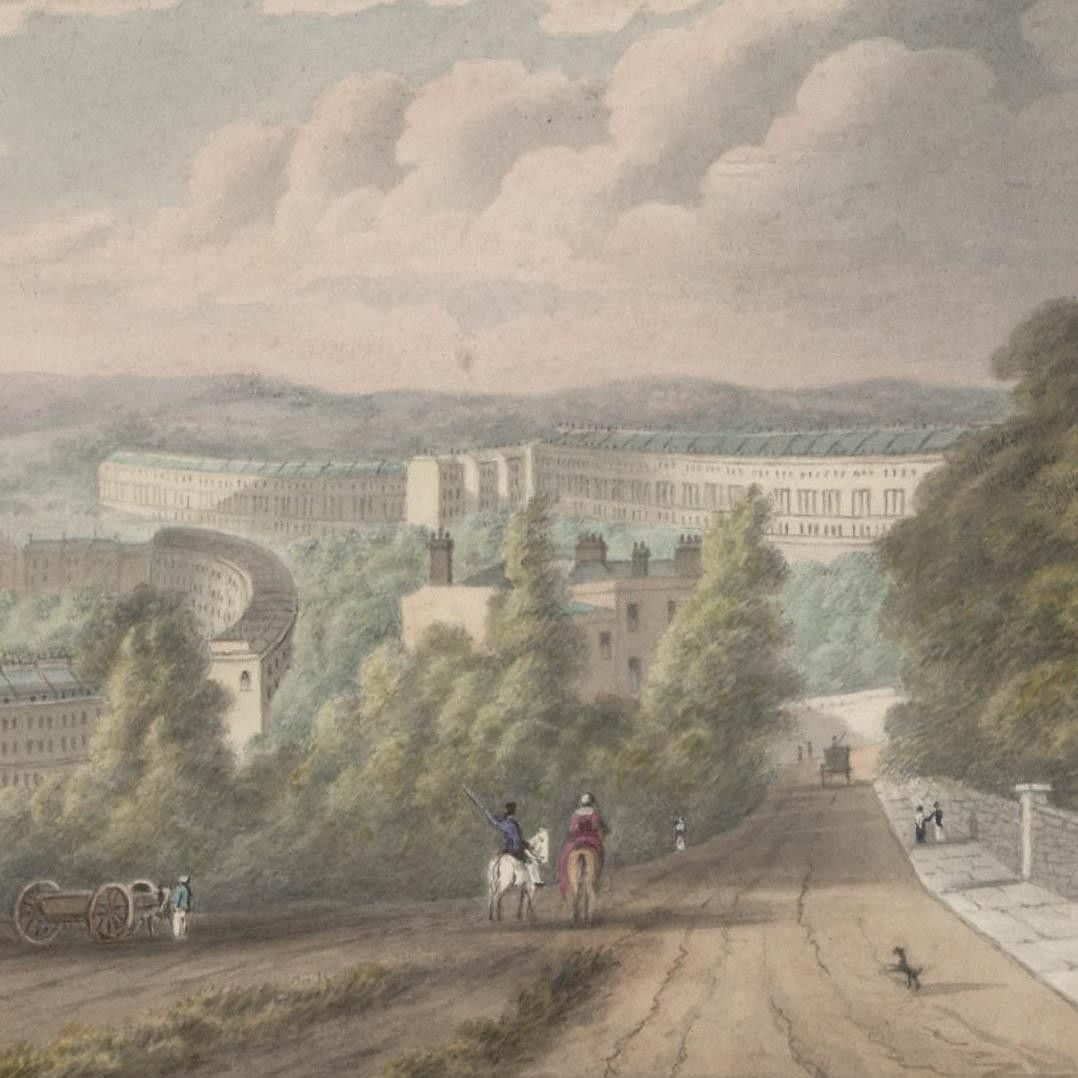 Thomas Remnant Charleton (1756 1849) Watercolour, Clifton From The Church photo for sale