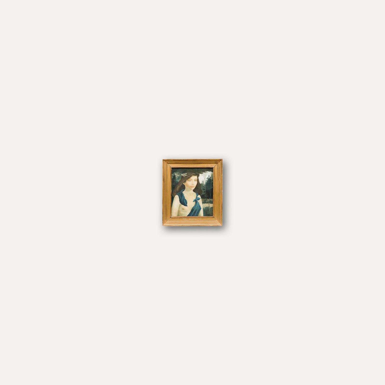 J. Hanning Lee Framed Mid 20th Century Oil, Portrait Of Iris Sanmugam photo vinterior