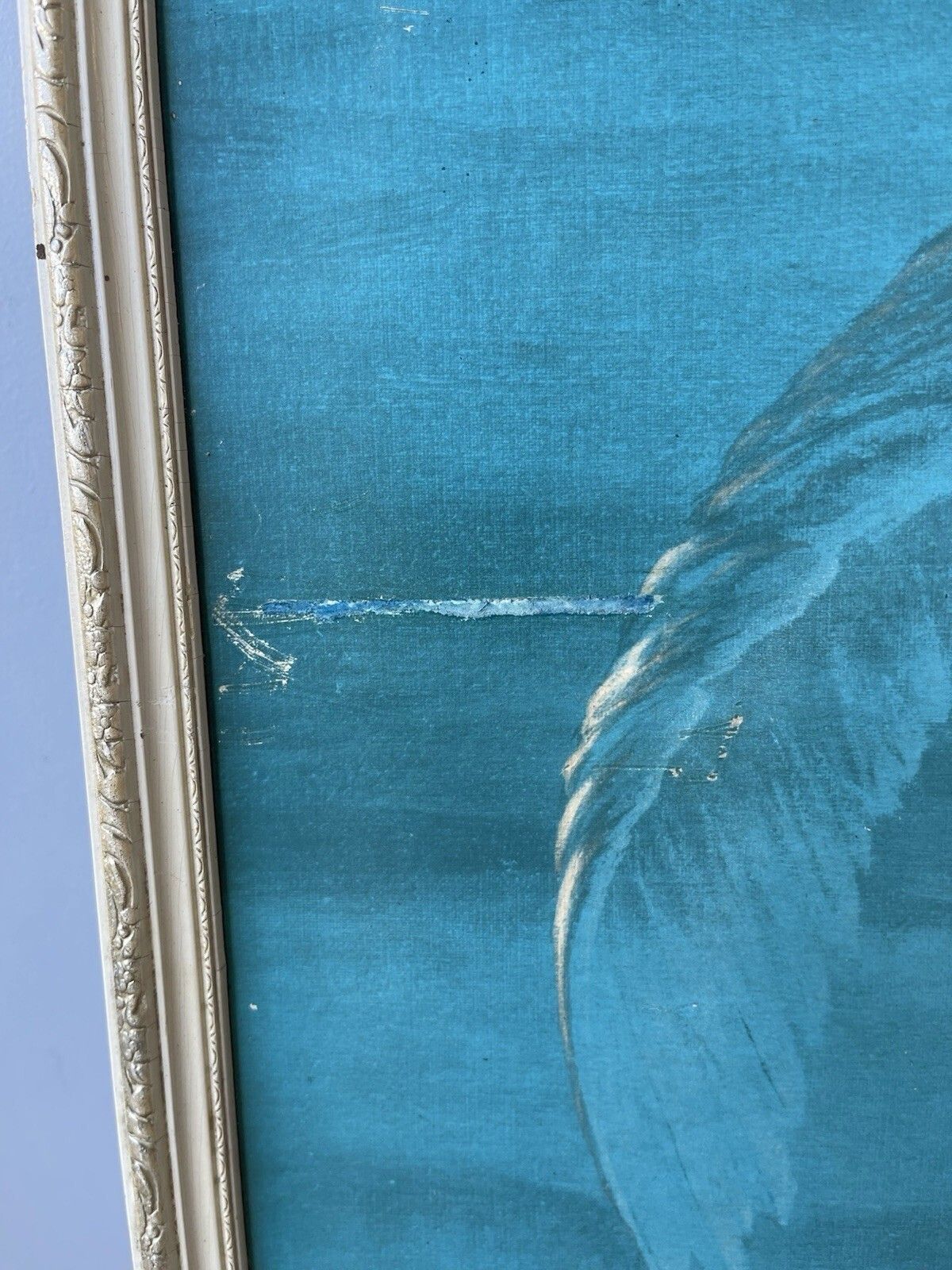 “Wings Of Love” By Stephen Pearson, Iconic Huge Vintage Print In Original Frame 1970’s photo Art