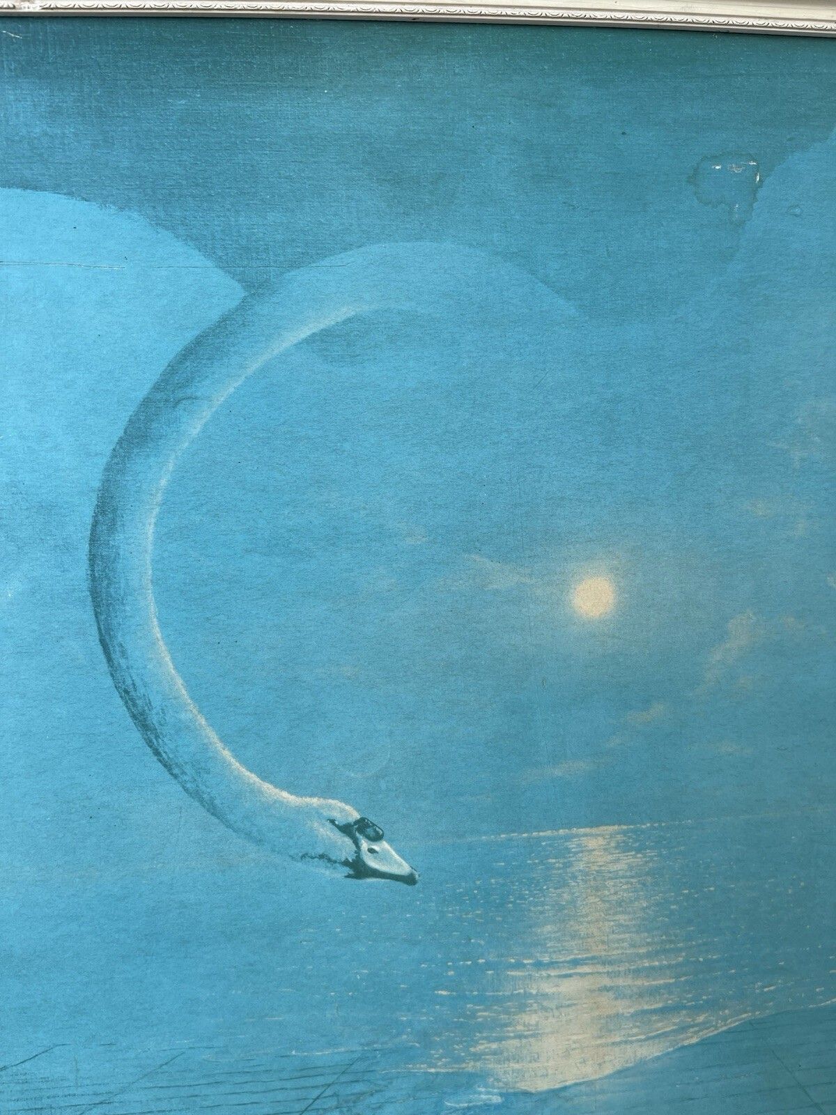 “Wings Of Love” By Stephen Pearson, Iconic Huge Vintage Print In Original Frame 1970’s photo 180.0