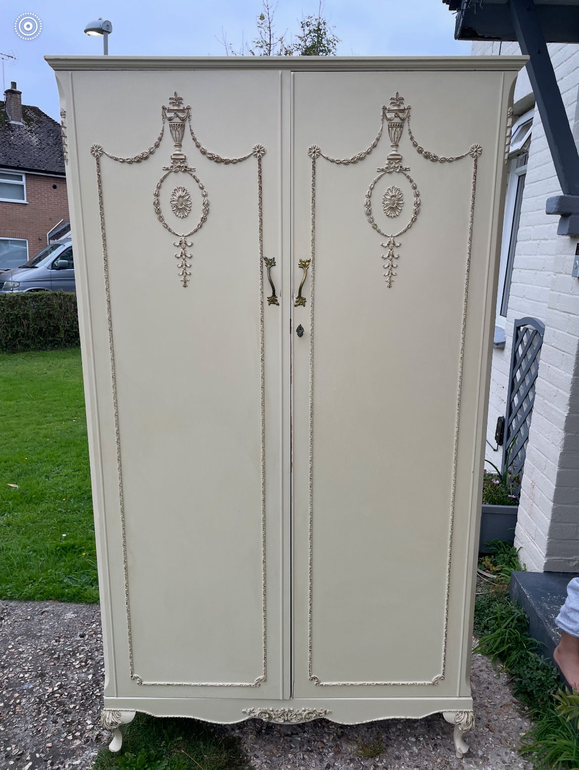 Louis XV Style Olympus Cream Fitted Double Wardrobe photo Furniture