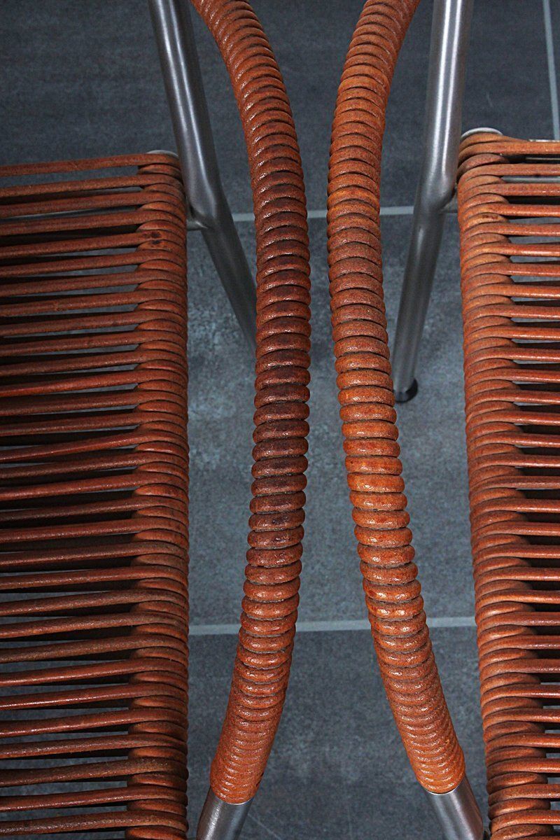 photo vintage Miss B Chairs By Tito Agnoli For Pierantonio Bonacina, 1980s, Set Of 2