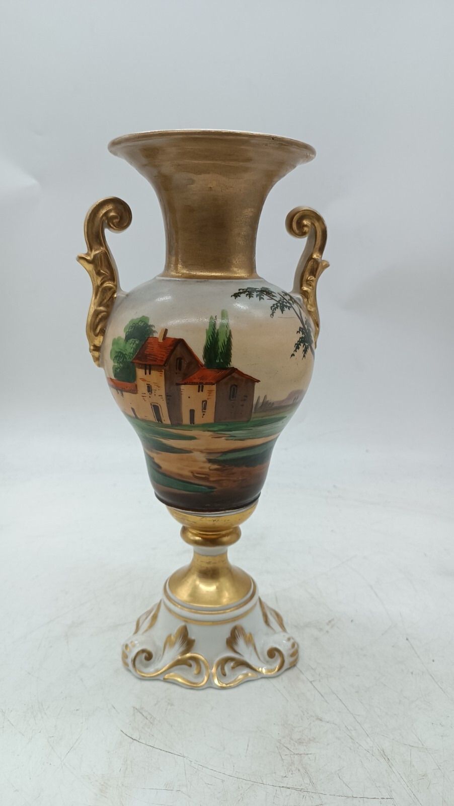 Porcelain Vase Luigi Filippo Half XIX Century Old Paris