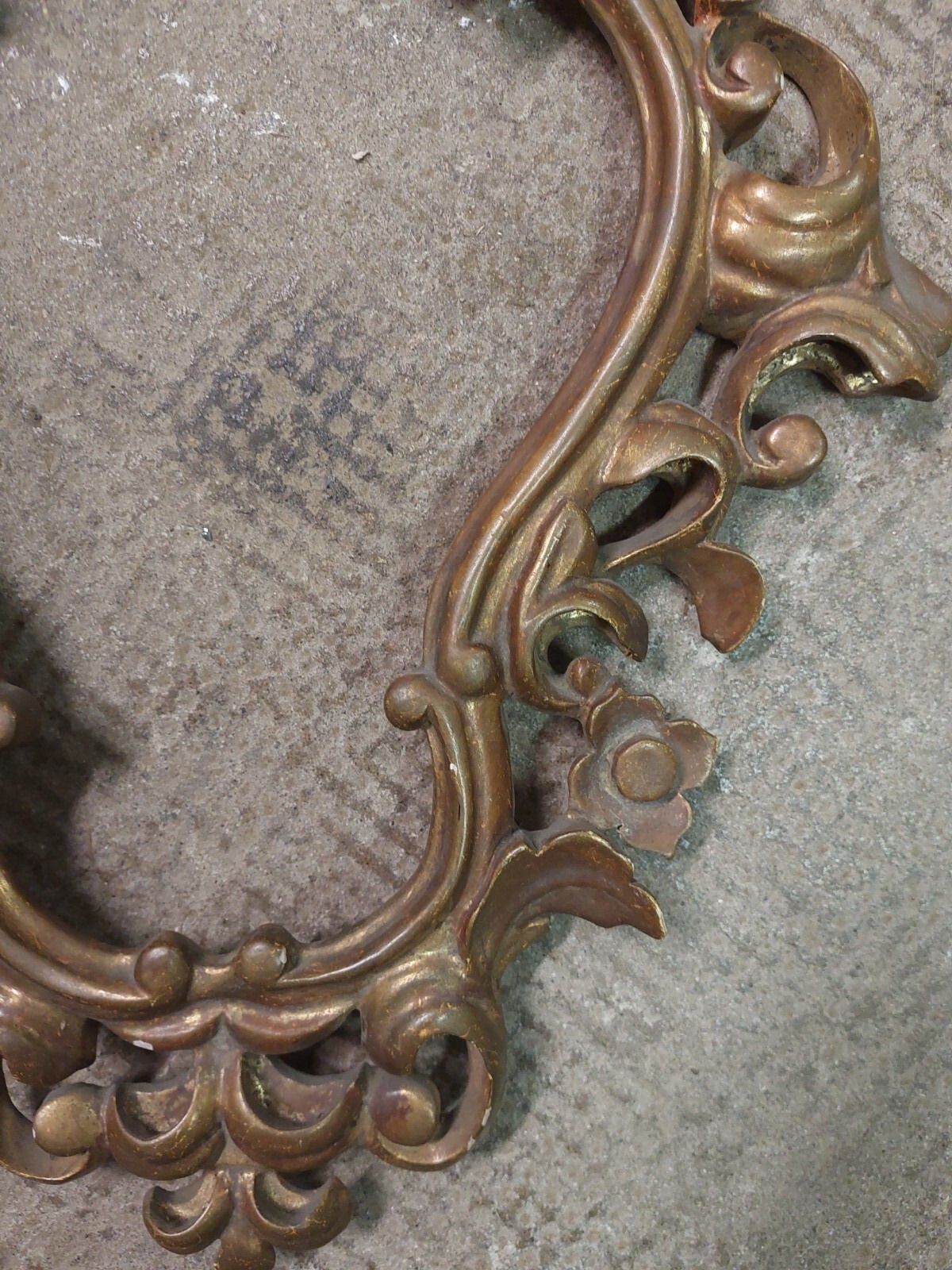 Baroque Carved Wood Frame First Half Of The 900s Gilded photo Home Decor