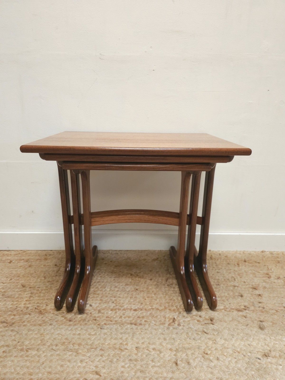 Furniture G Plan Nest Of Coffee Tables Mid Century Original 1970s Vintage Delivery photo