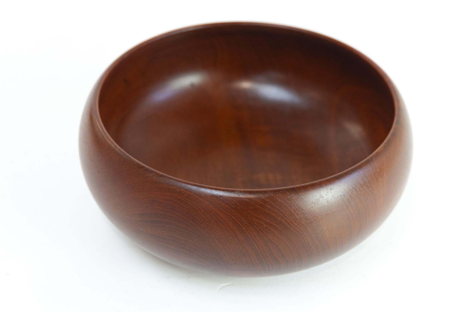 Danish Mid Century Modern Teak Bowl By Kay Bojesen, 1950s. photo vintage