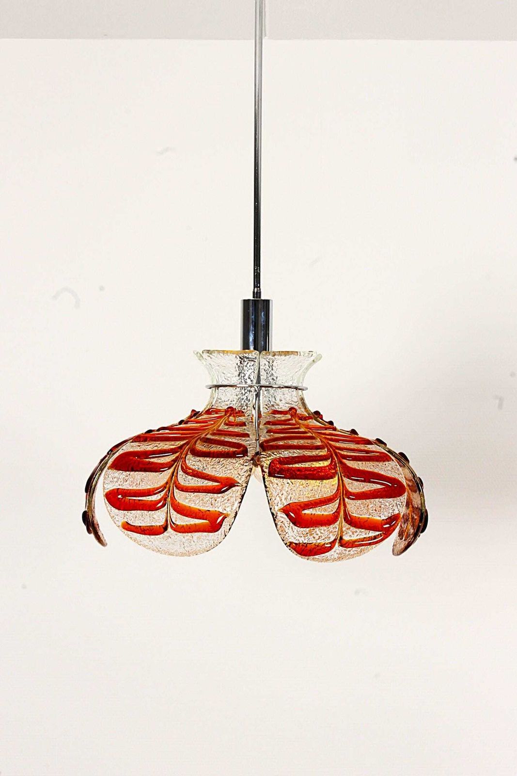 photo for sale Big Carlo Nason Chandelier For Mazzega In Murano Glass