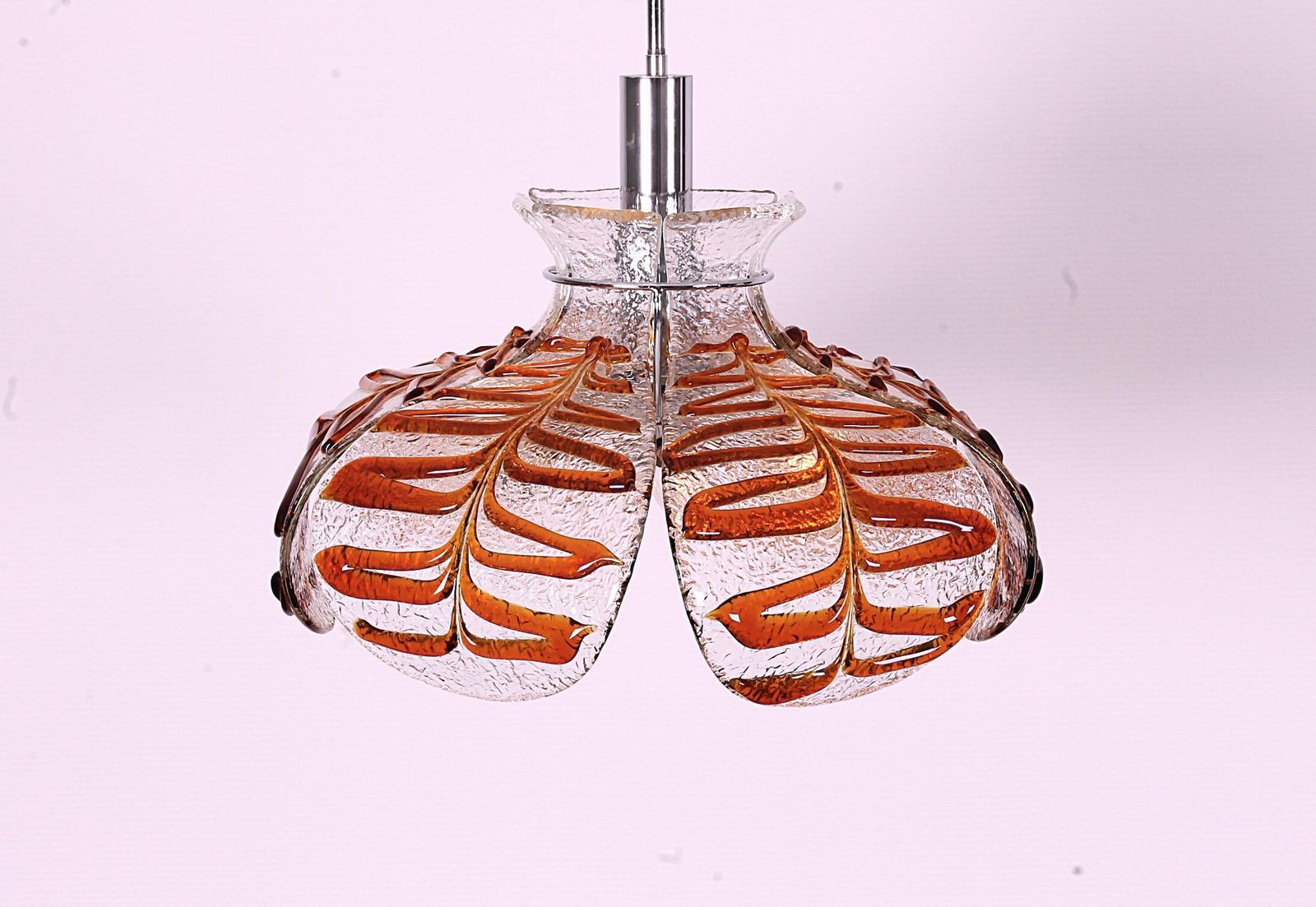 Lighting Big Carlo Nason Chandelier For Mazzega In Murano Glass photo