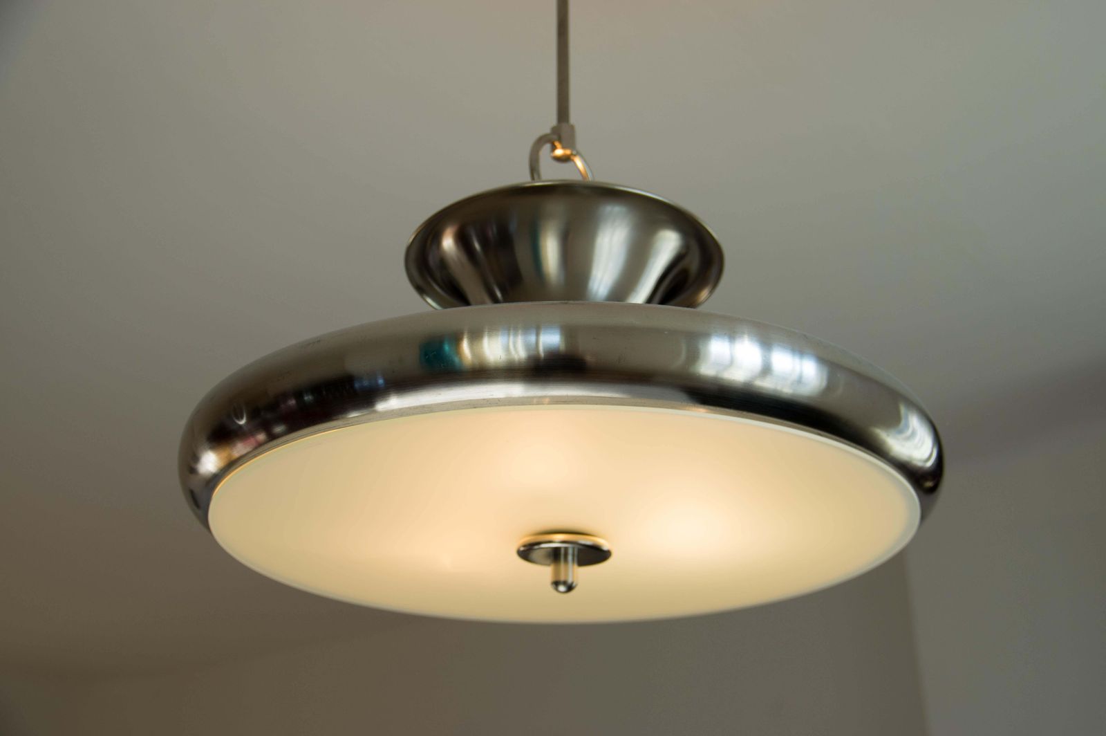 Lighting Rare Large Bauhaus Chandelier By Anyz For Ias, 1920, Restored photo