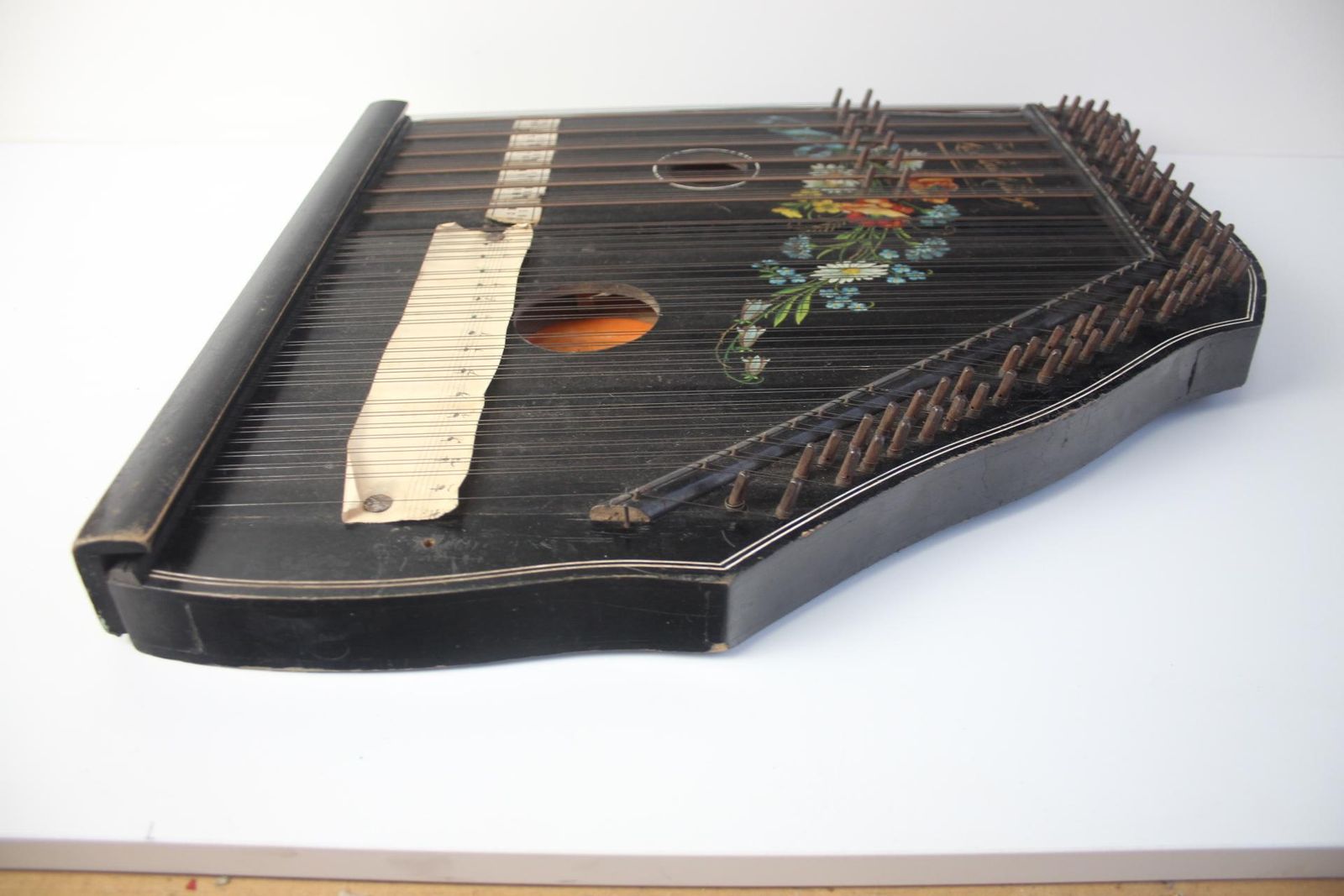 Hammer Chord Zither From The 19th Century photo vintage
