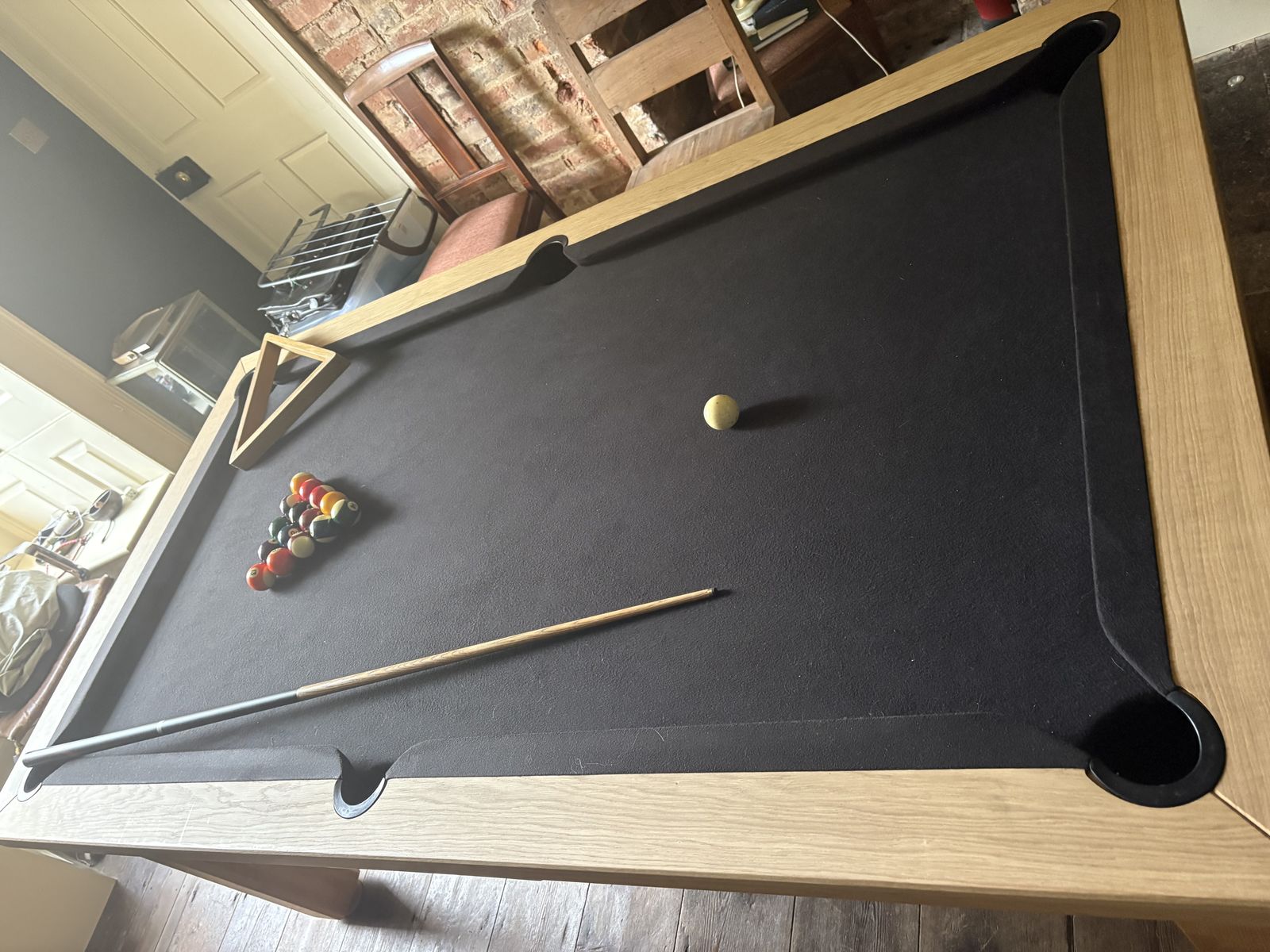 English Modern Pool And Tennis Table In Oak photo 2900.0
