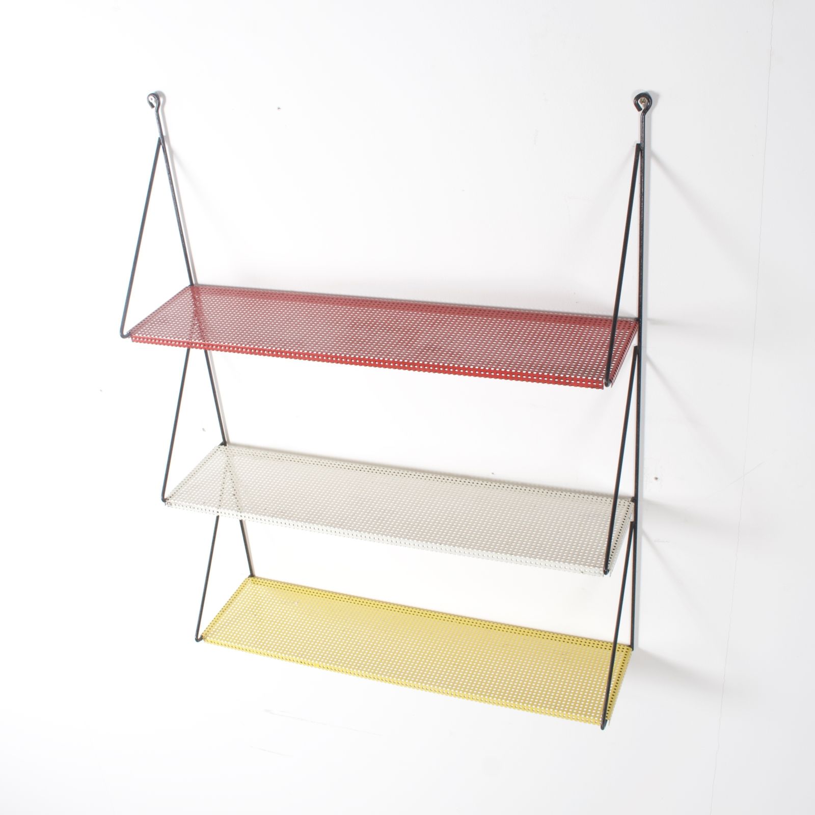 Pilastro Three Tiered Wall Hanging Shelf, Holland 1960s photo Furniture