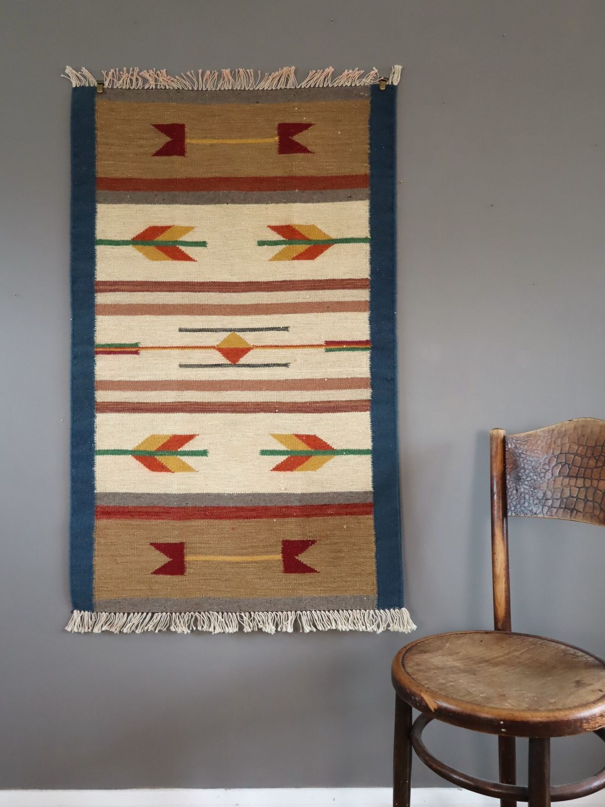 Arrows By Blue Wall Hanging, Mid 20th Century photo furniture