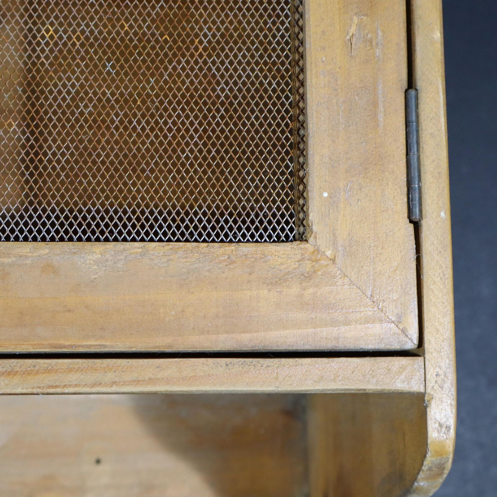 Vintage French Kitchen Pantry Cabinet – Fine Mesh Food Safe Country Style photo buy