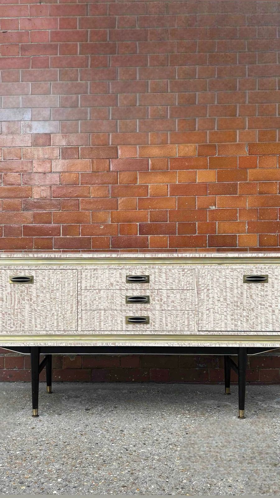 Formica & Wood Dining Room Sideboard, United Kingdom Circa 1963
