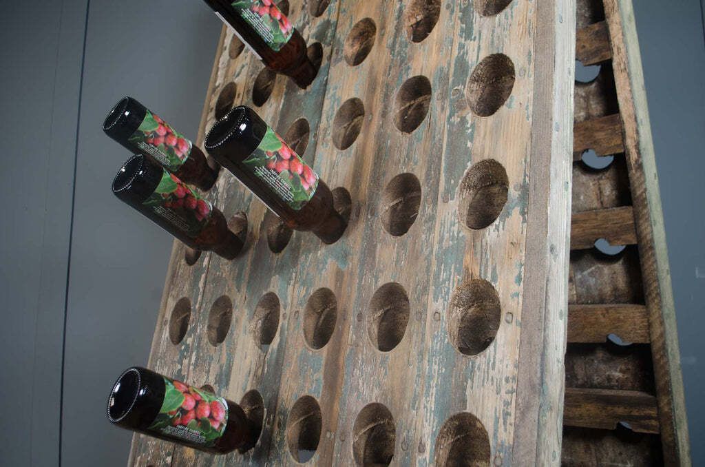Reclaimed Wine Bottle Riddler Stands photo vinterior