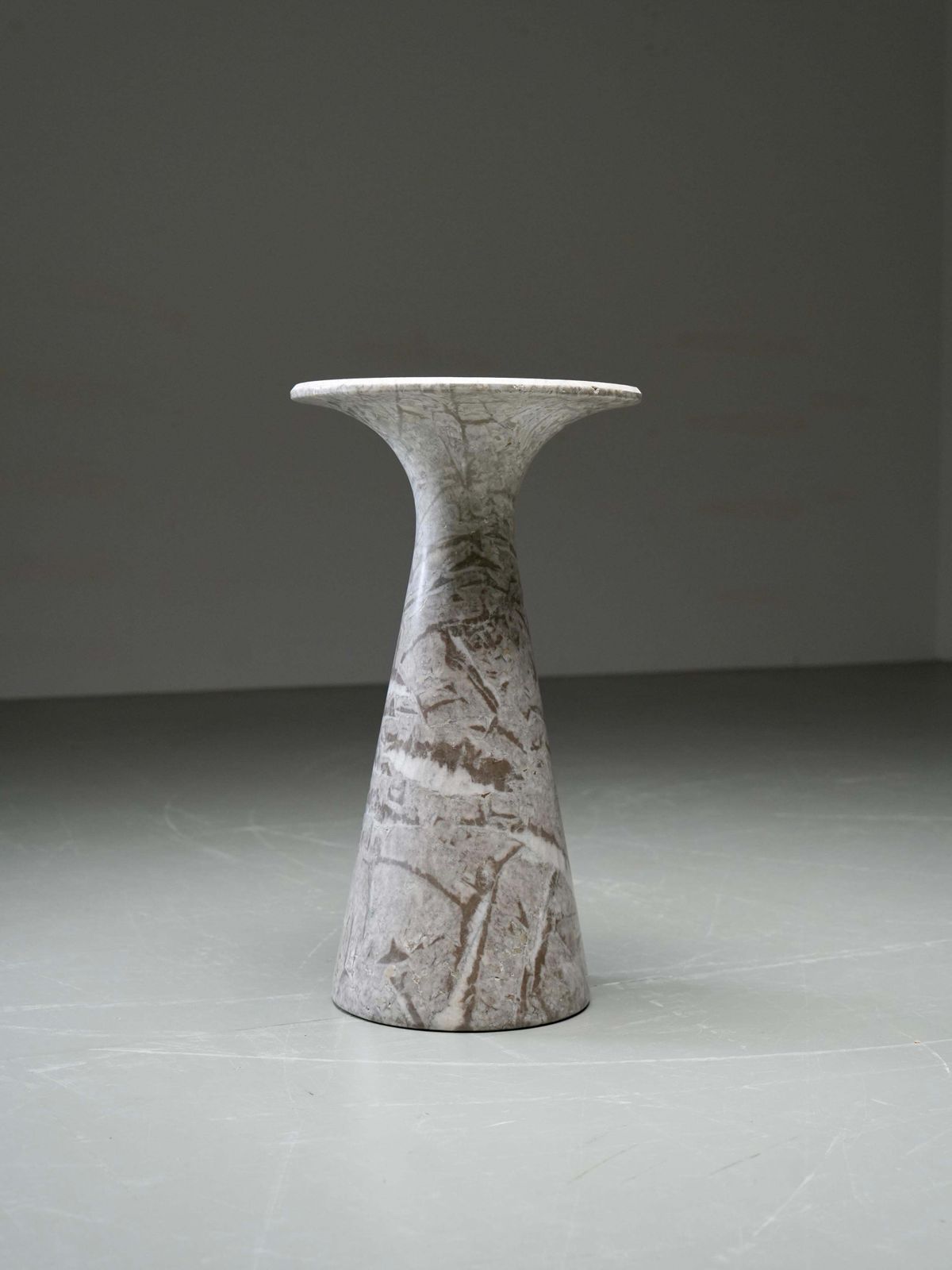 Angelo Mangiarotti 'M1' Dining Table For Skipper In Light Grey / Light Brown Marble, 1969 photo Furniture