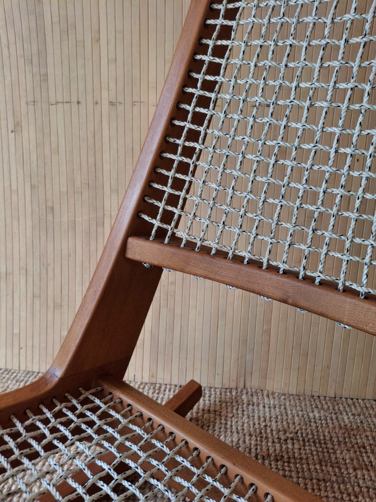 Fab Vintage 1970s Jeremy Broun Studio High Backed Rocking Chair Ash? Blonde Wood photo vintage