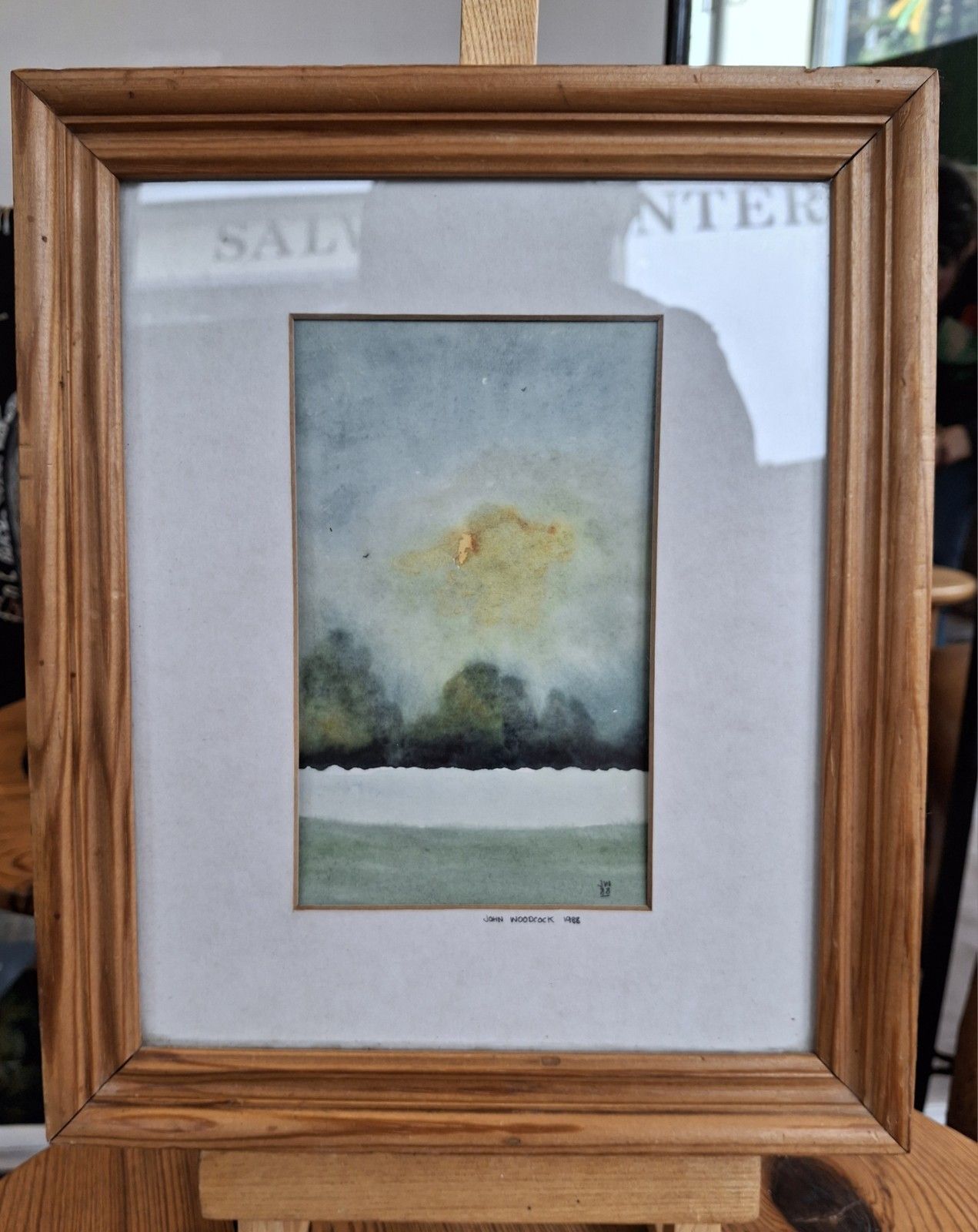 Pair Of Vintage 20th Century Framed Watercolours John Woodcock. photo for sale