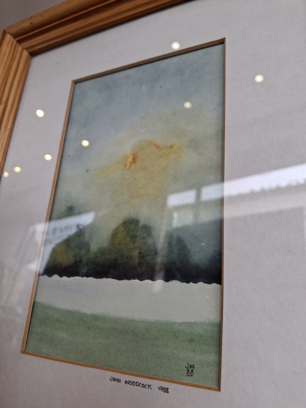 Pair Of Vintage 20th Century Framed Watercolours John Woodcock. photo 130.0