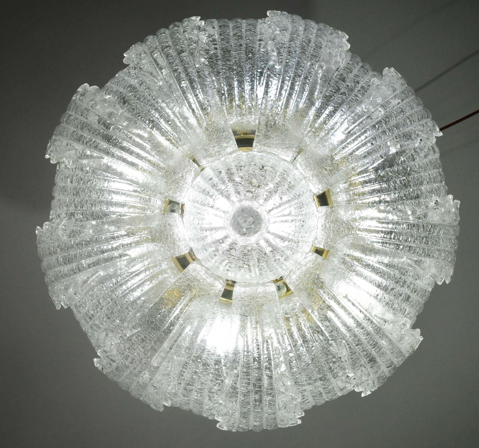 Garda, Luxury Italian Murano Glass Ceiling Light Or Flush Mount, 1980s photo 2307.0