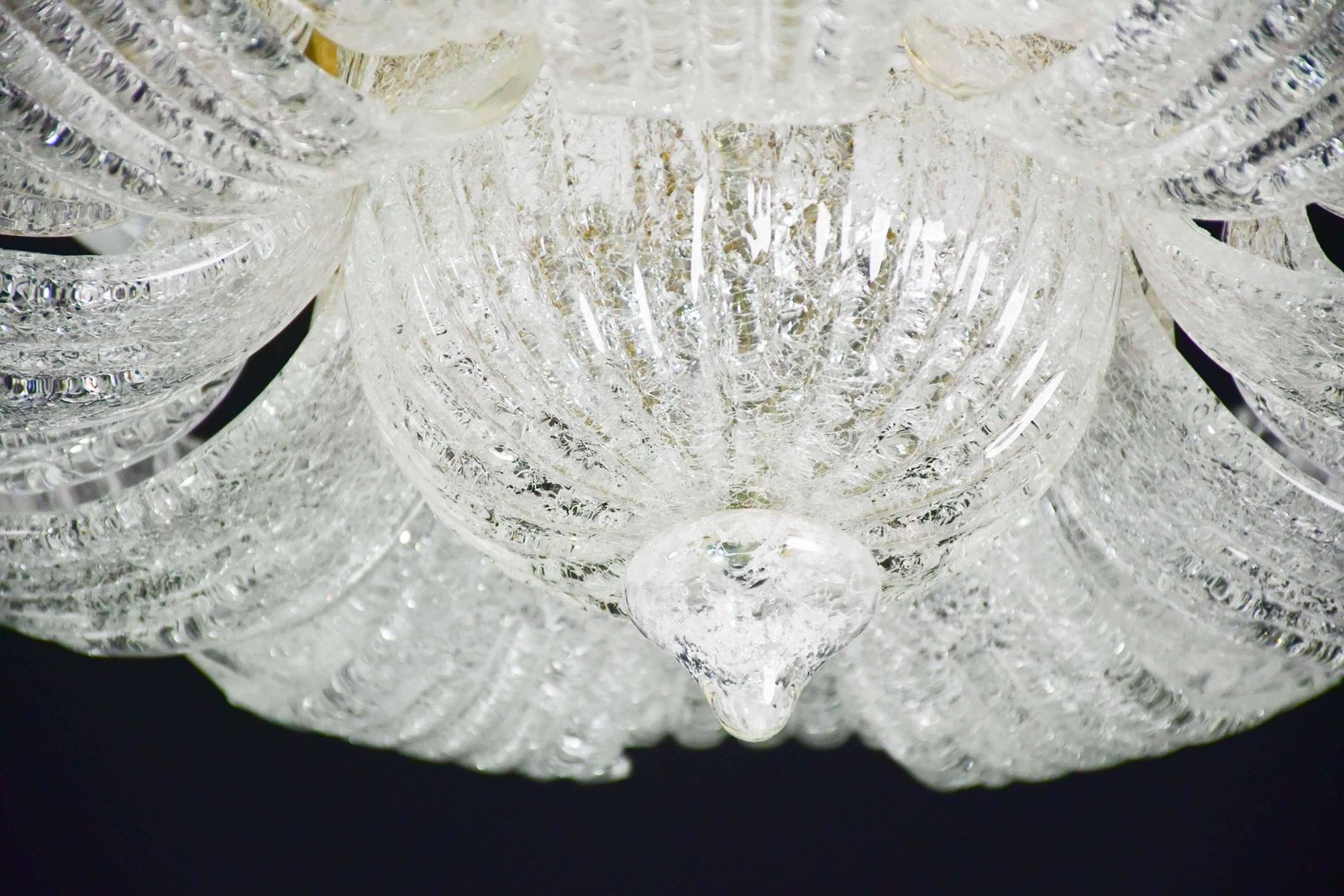 2307.0 Garda, Luxury Italian Murano Glass Ceiling Light Or Flush Mount, 1980s photo