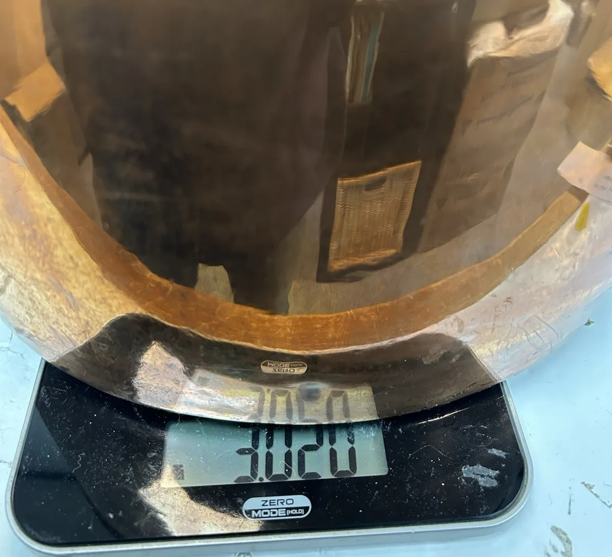 photo vintage Large Antique Regency  Copper Kettle With Brass Inserts 17” 3kg