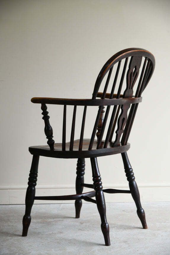 Antique Elm & Ash Windsor Chair photo vinterior
