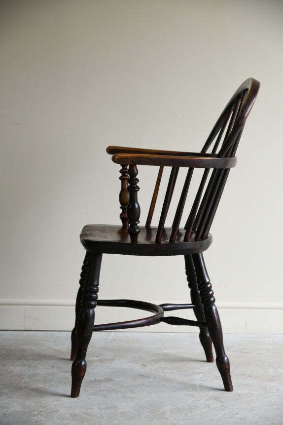 Antique Elm & Ash Windsor Chair photo buy