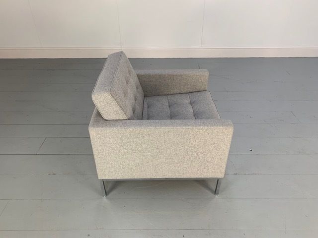 Knoll Studio "Florence Knoll" Armchair In Grey Wool photo 2900.0