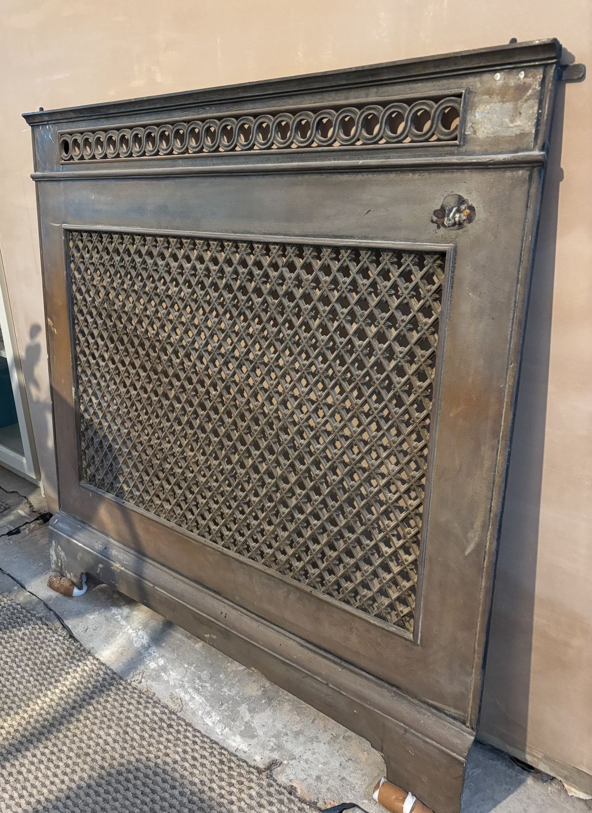 Victorian Cast Iron Radiator Cover Panel photo Home Fixtures