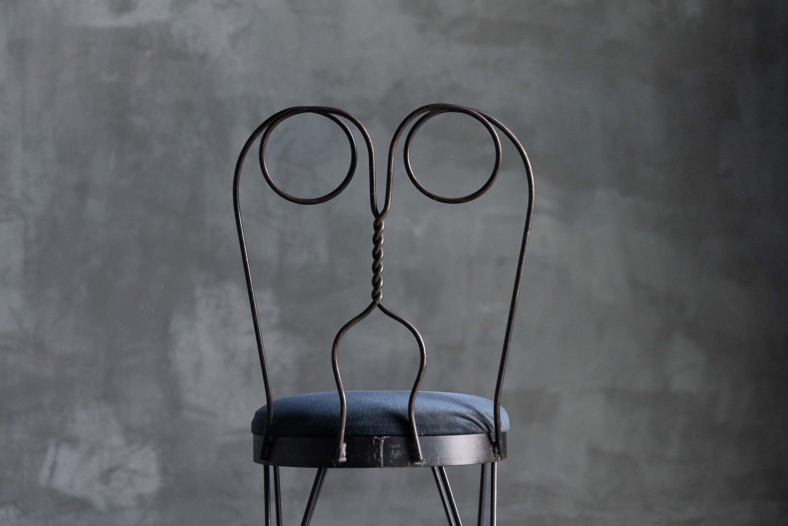 Wrought Iron Butterfly Dining Chair, France, 1960s photo vinterior