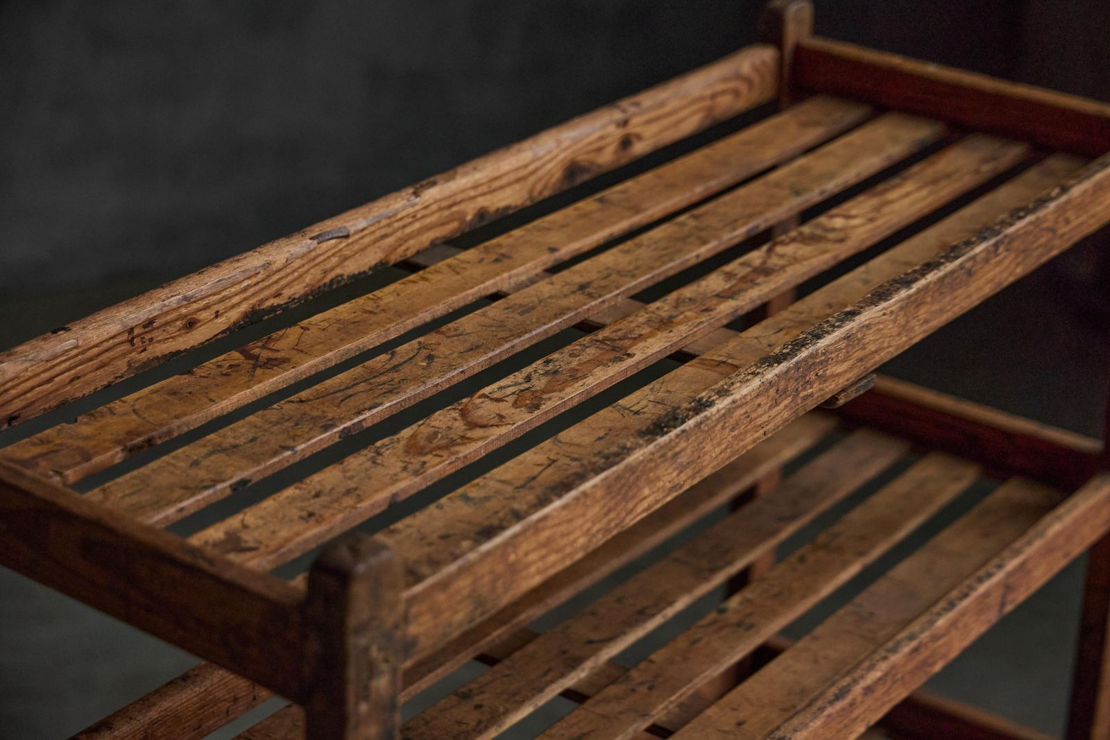 Folk Art Bakery Racks, France, Early 20th Century photo Furniture
