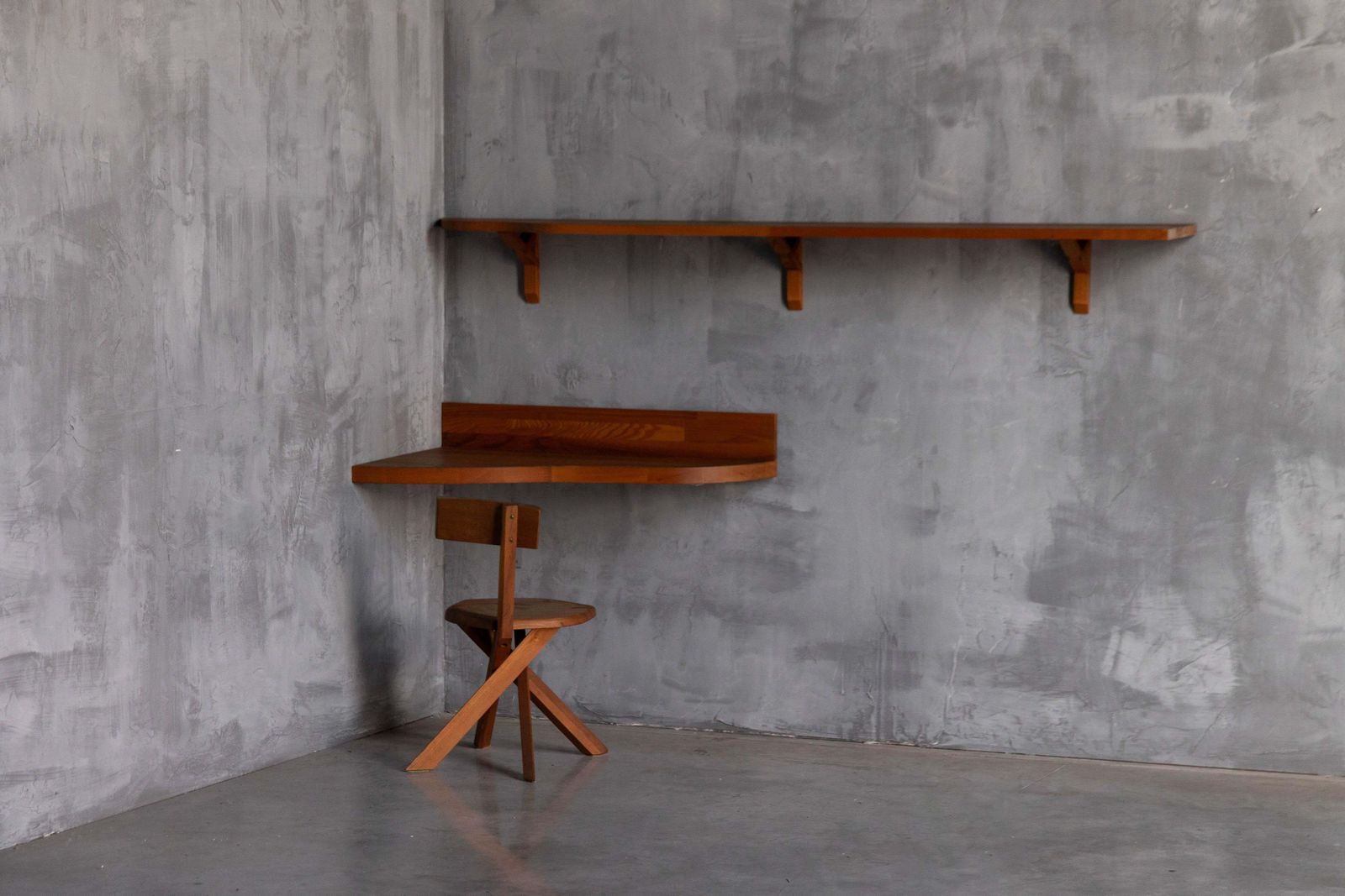 Custom Shelf By Pierre Chapo, France, 1970s photo Furniture