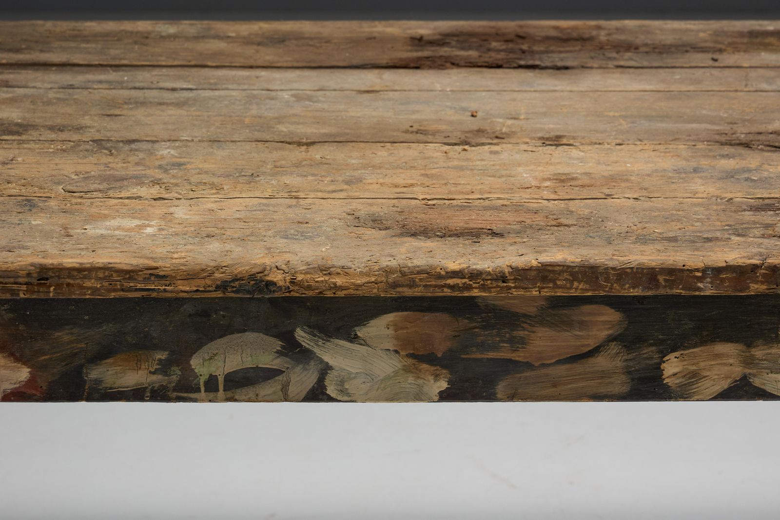 Furniture Primitive Rustic Dining Table, France, 1900s photo