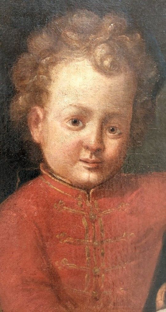 Oil Painting On Canvas, Portrait Of A Young Nobleman, 18th Century photo Art