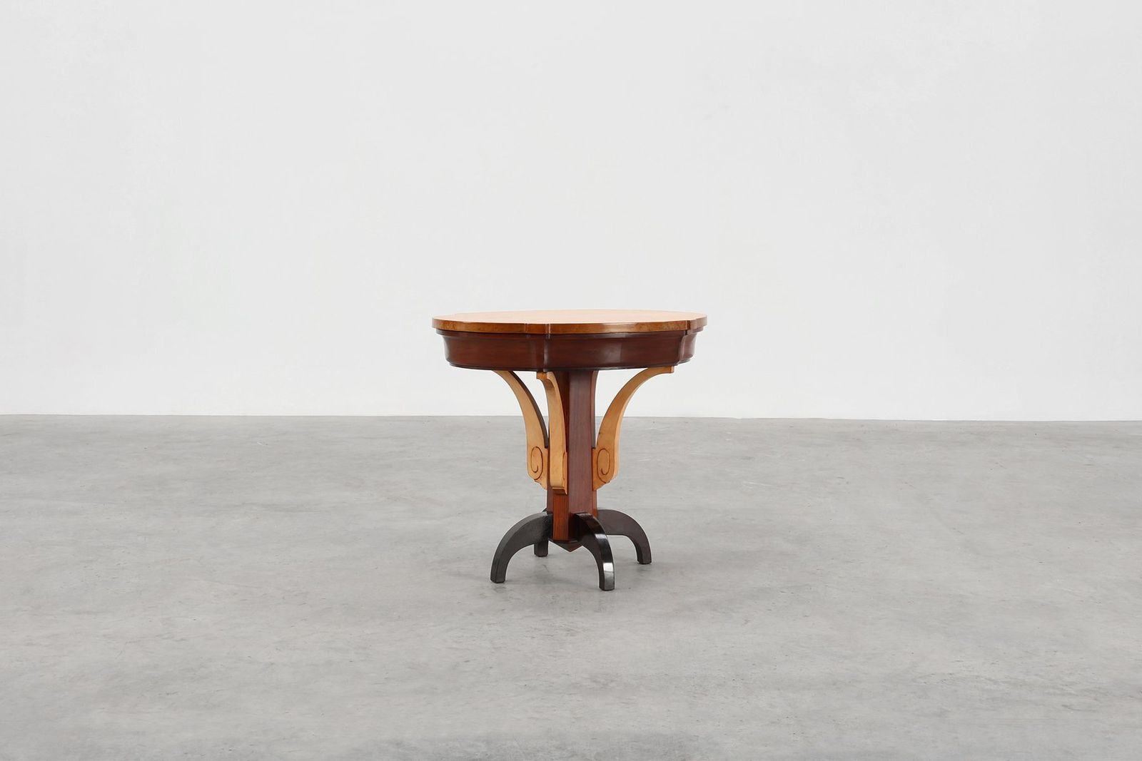Art Deco Wooden Side Table, France, 1930s photo 3651.0