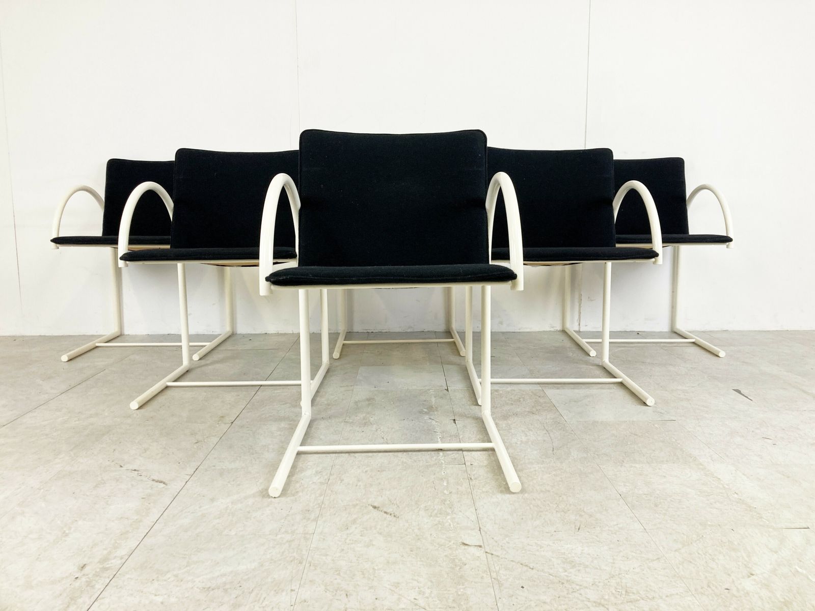Postmodern Cirkel Dining Chairs By Metaform, 1980s, Set Of 6 photo furniture