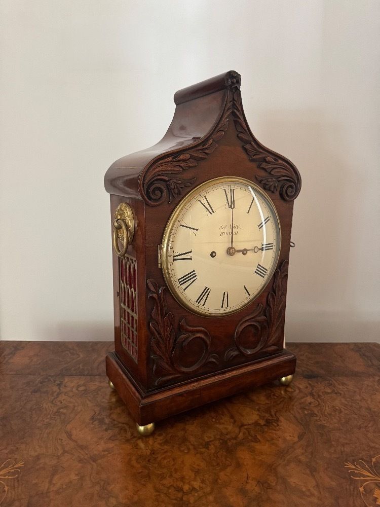 Outstanding Quality Antique Mahogany Bracket Clock photo buy