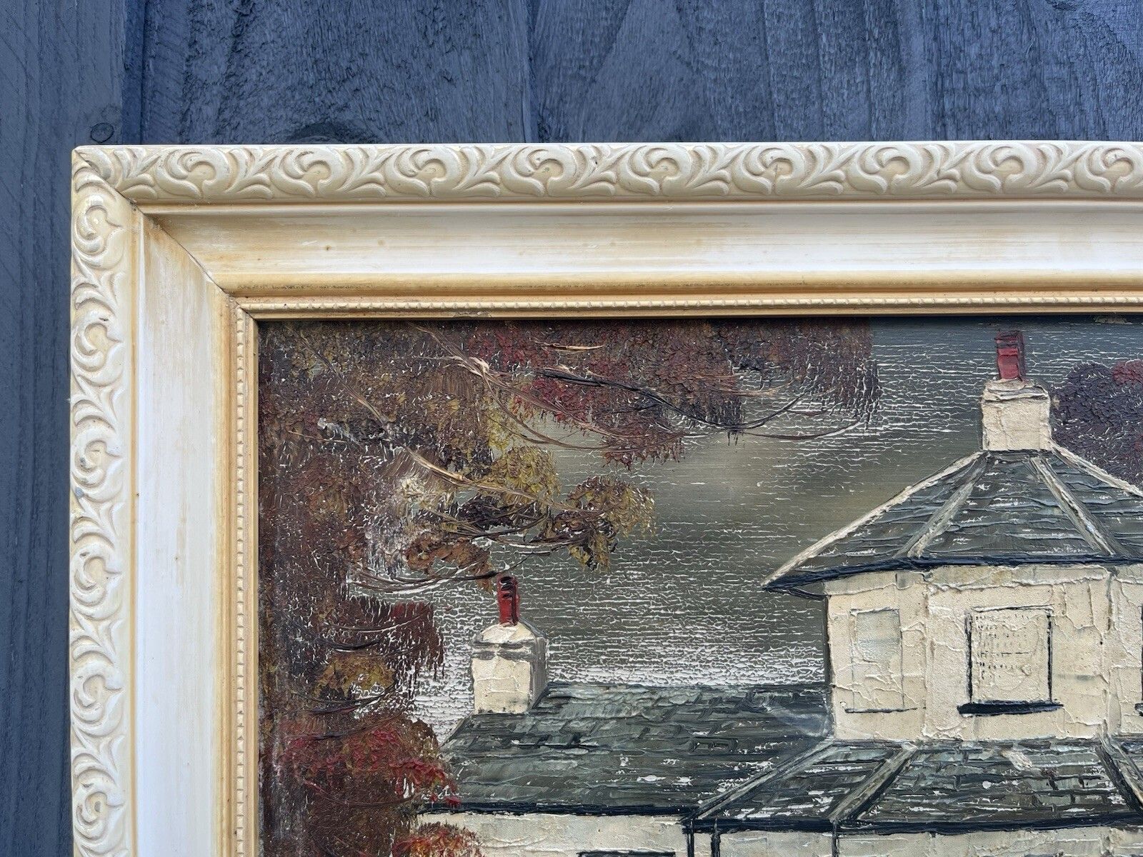 Original Jill Mickle Framed Oil Painting Womens Institute Llanfairpwll Anglesey photo 125.0