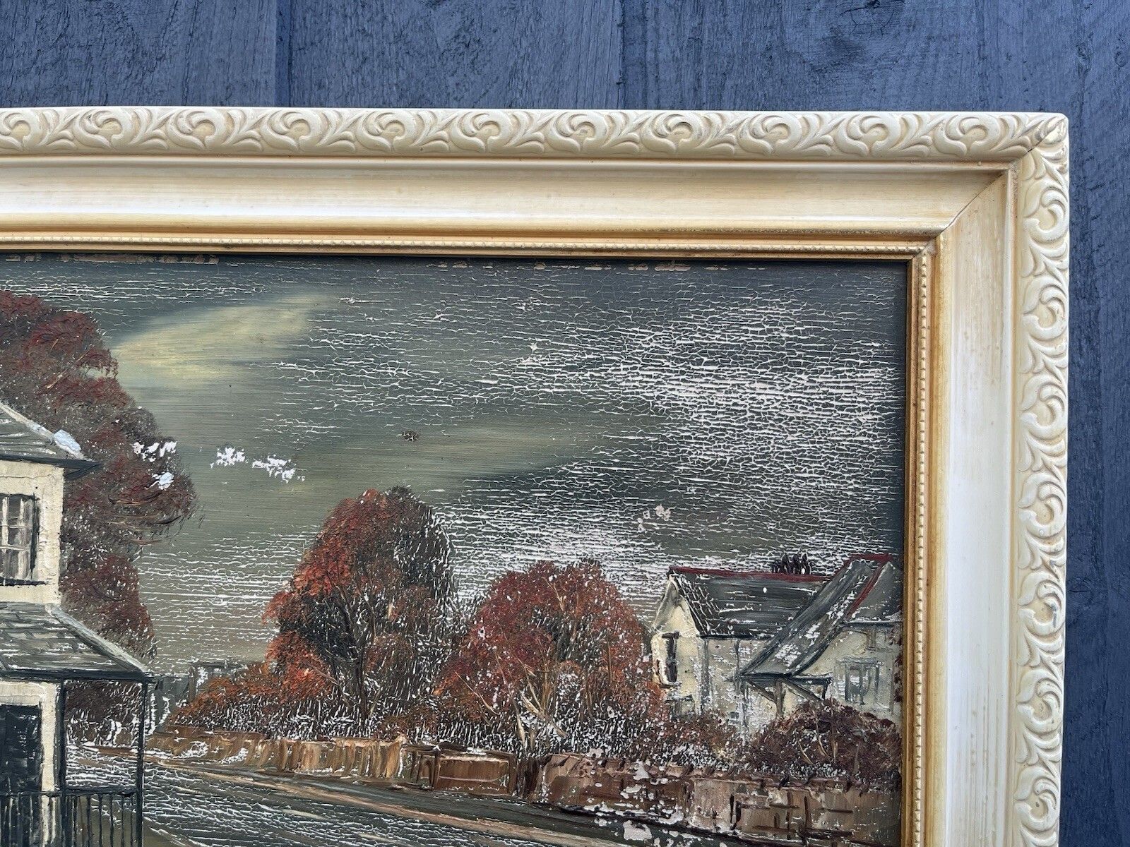Original Jill Mickle Framed Oil Painting Womens Institute Llanfairpwll Anglesey photo vinterior