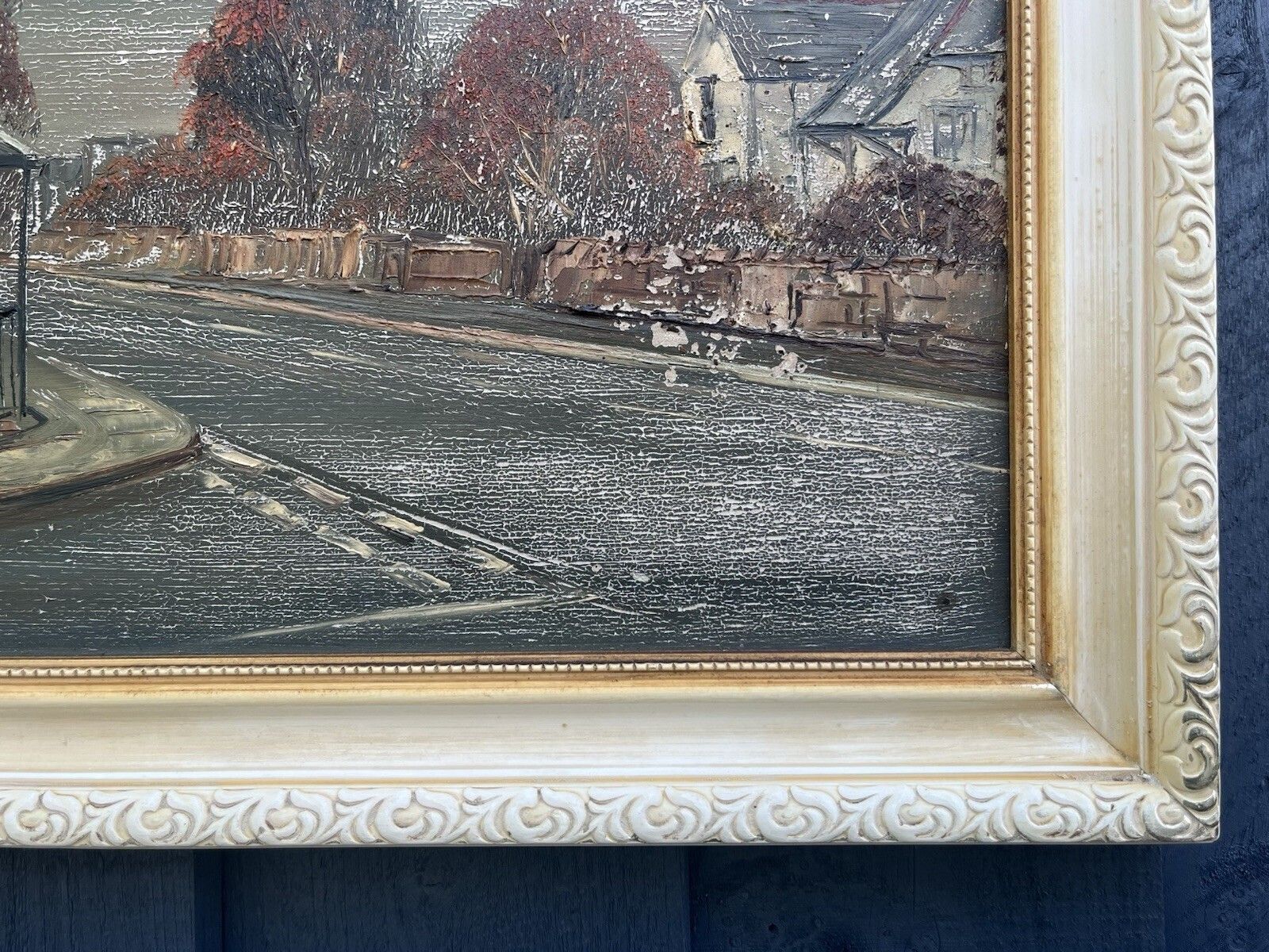 Original Jill Mickle Framed Oil Painting Womens Institute Llanfairpwll Anglesey photo buy