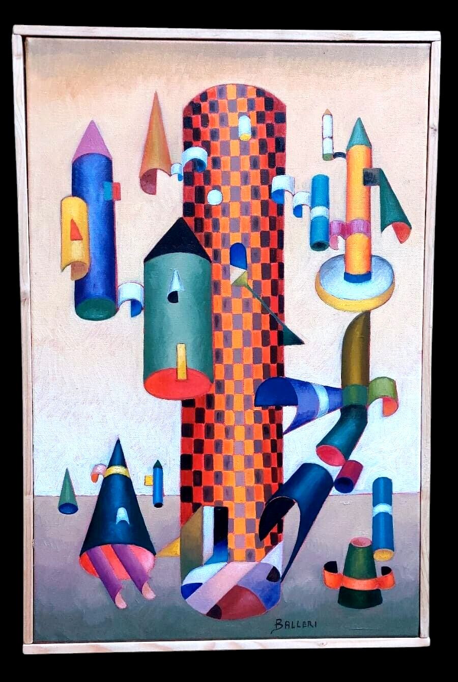Franco Balleri 2008 Abstract Painting Oil On Canvas