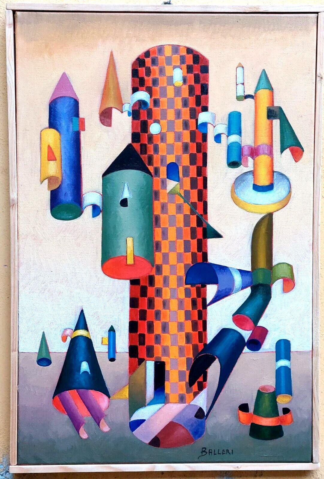 Franco Balleri 2008 Abstract Painting Oil On Canvas photo furniture