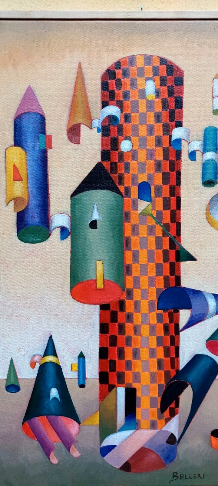 photo furniture Franco Balleri 2008 Abstract Painting Oil On Canvas