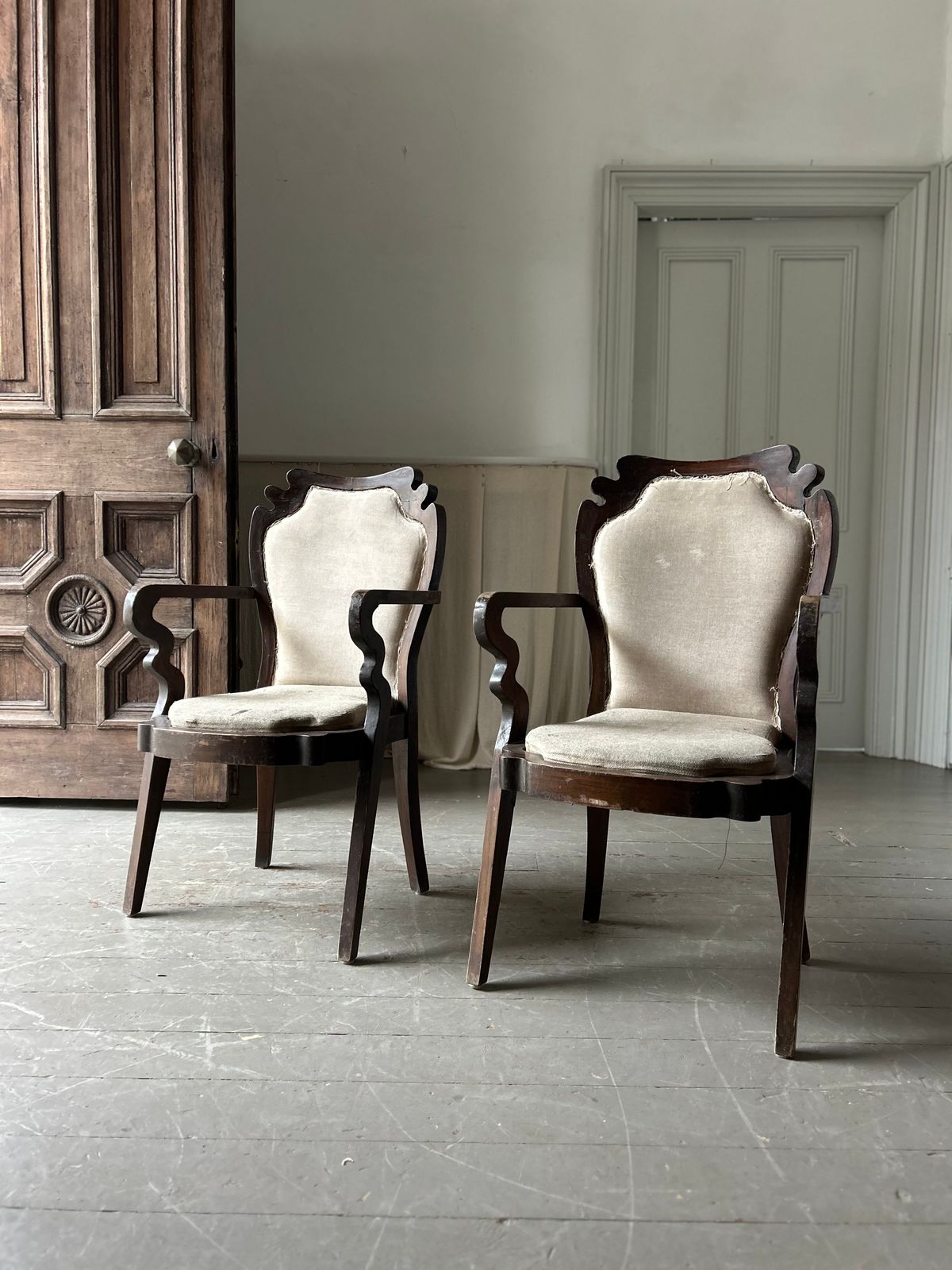 8 X Bombay Baroque Sgabello Chairs In The Manner Of Lutyens photo buy