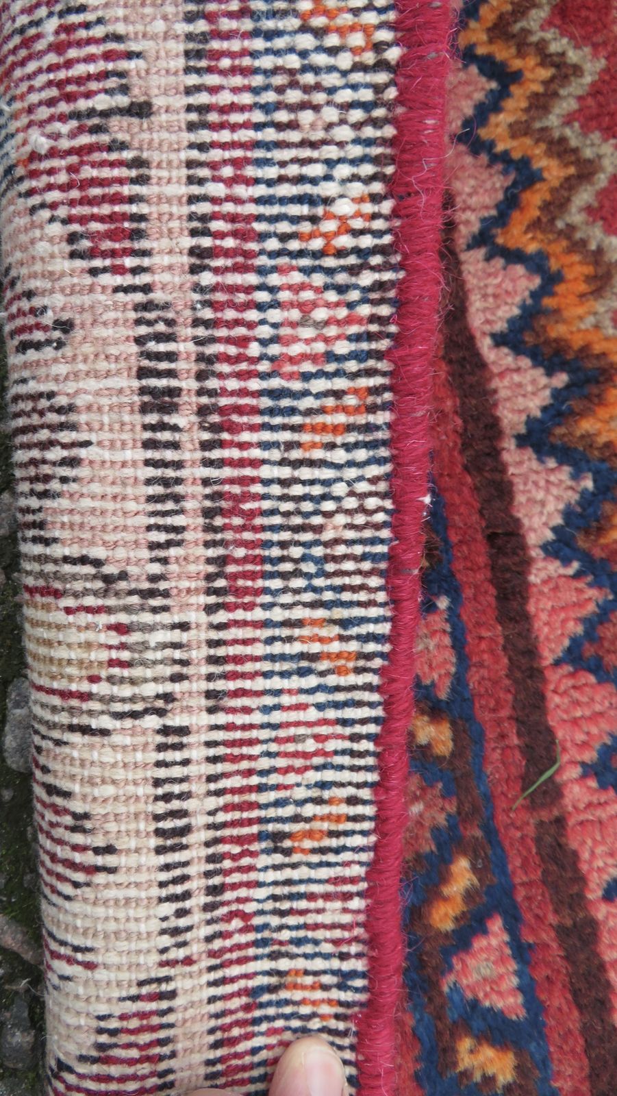 495.0 Sanjan Hamadan Rug. 195cm X 97cm. photo